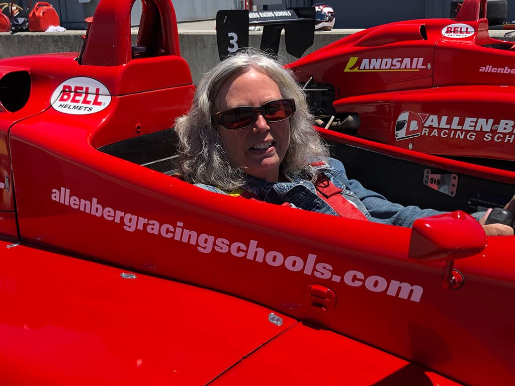 Robin In Allen Berg Car