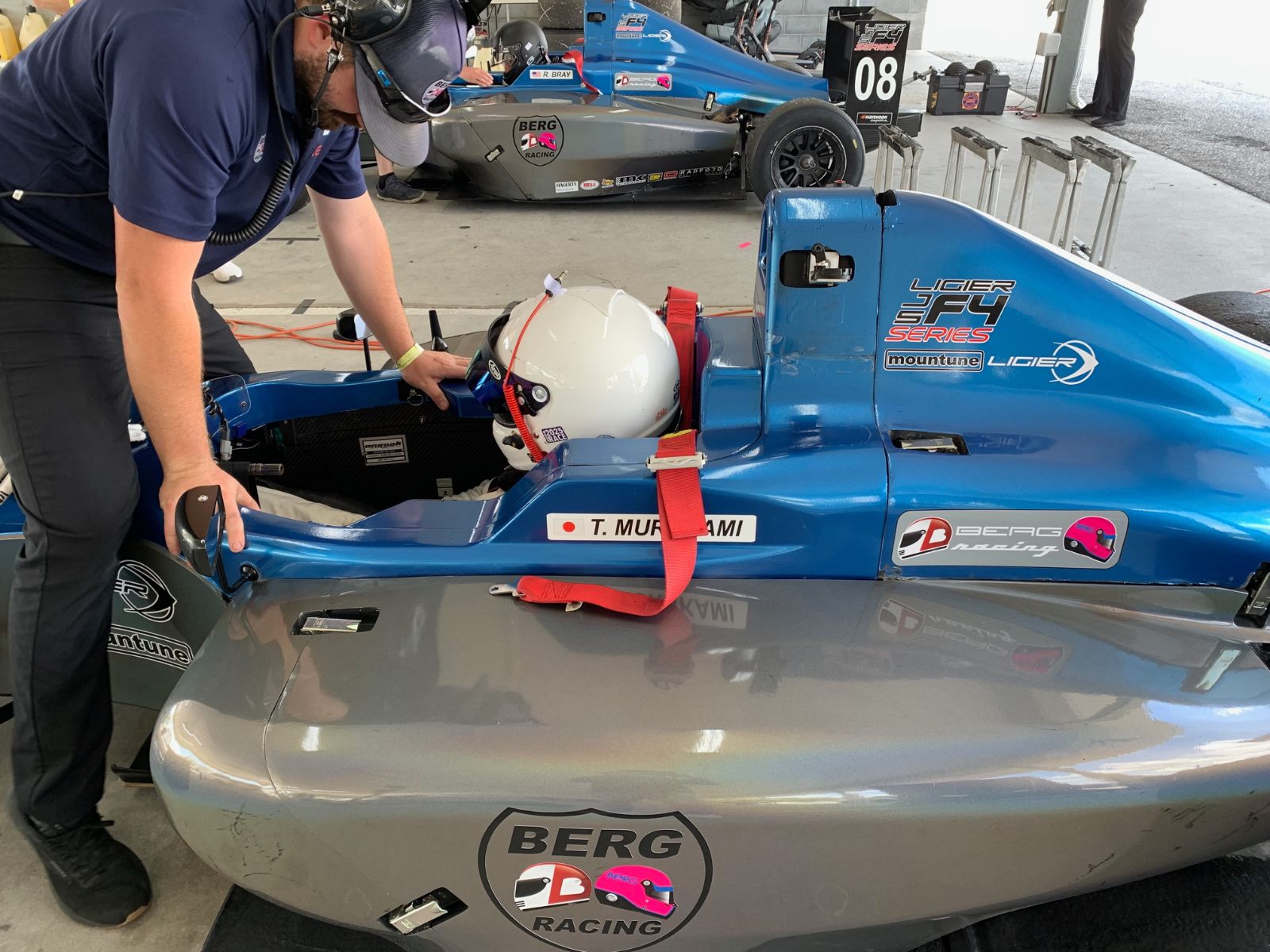 A new racer in the Allen Berg racing team.