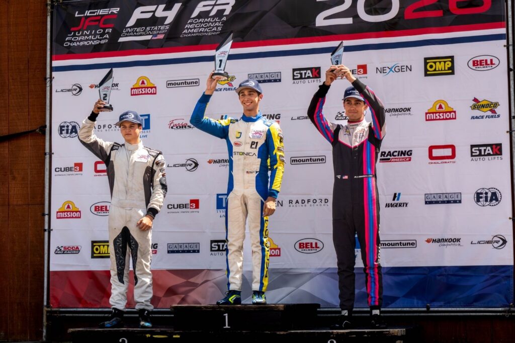 Berg Racing Secures Another Podium at Mid-Ohio in Ligier JFC 2 AJ Abdullah in Podium