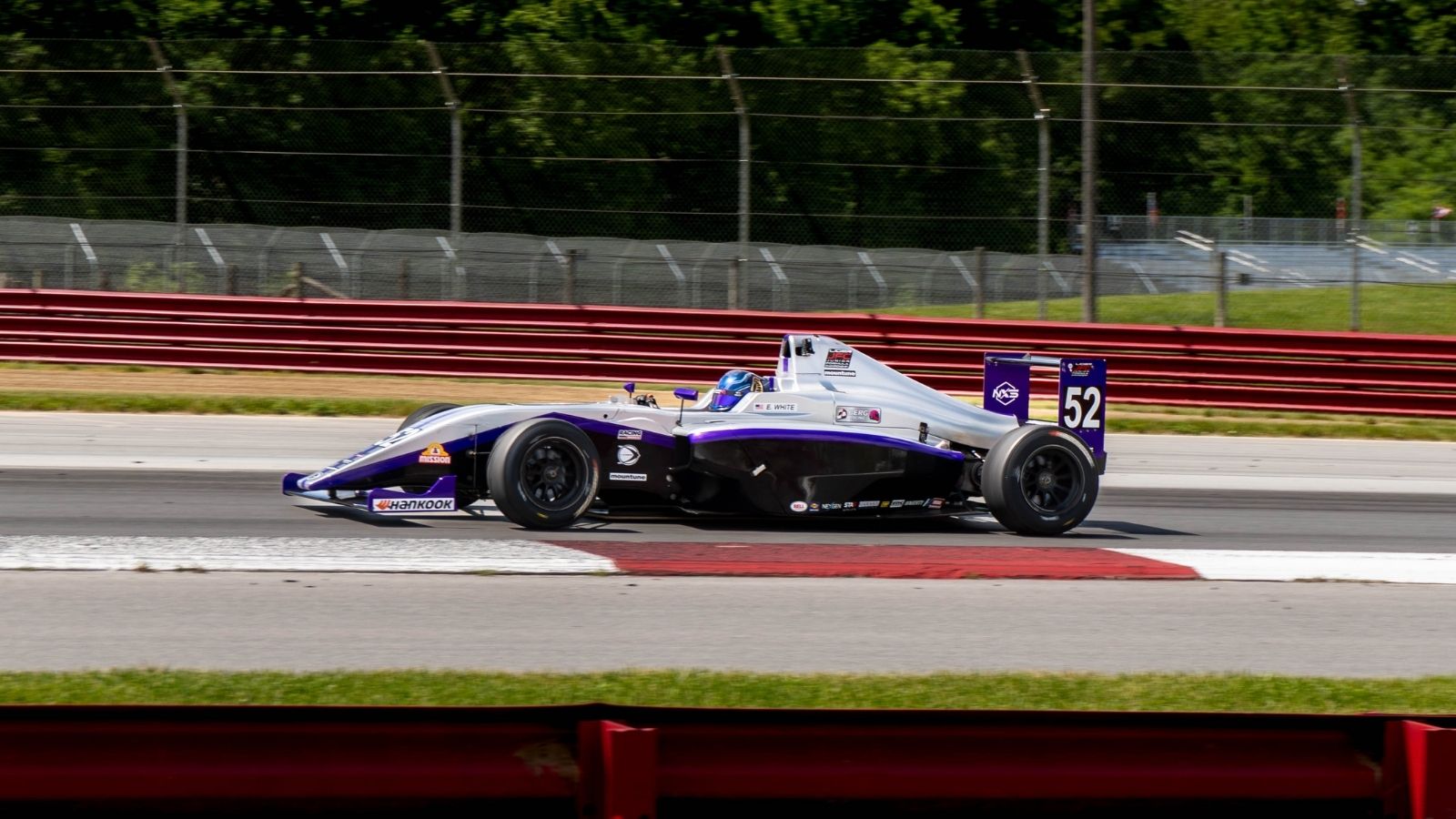 Berg Racing Secures Another Podium at Mid-Ohio in Ligier JFC 6 Ella White car 52