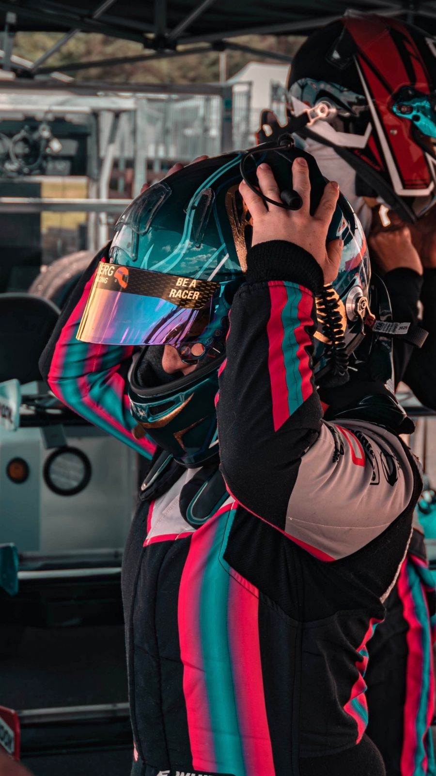 Berg Racing Secures Another Podium at Mid-Ohio in Ligier JFC 5 Ella White Close Up with Helmet