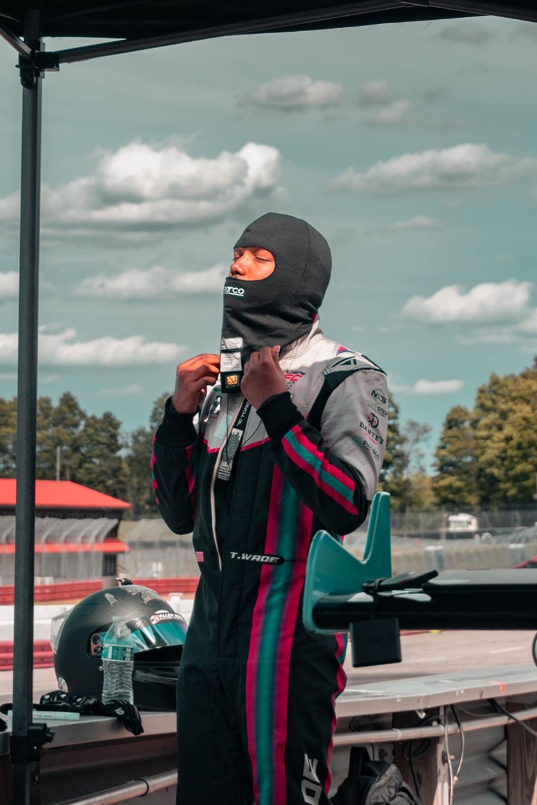 Berg Racing Secures Another Podium at Mid-Ohio in Ligier JFC 7 Tyler Wade close up shot